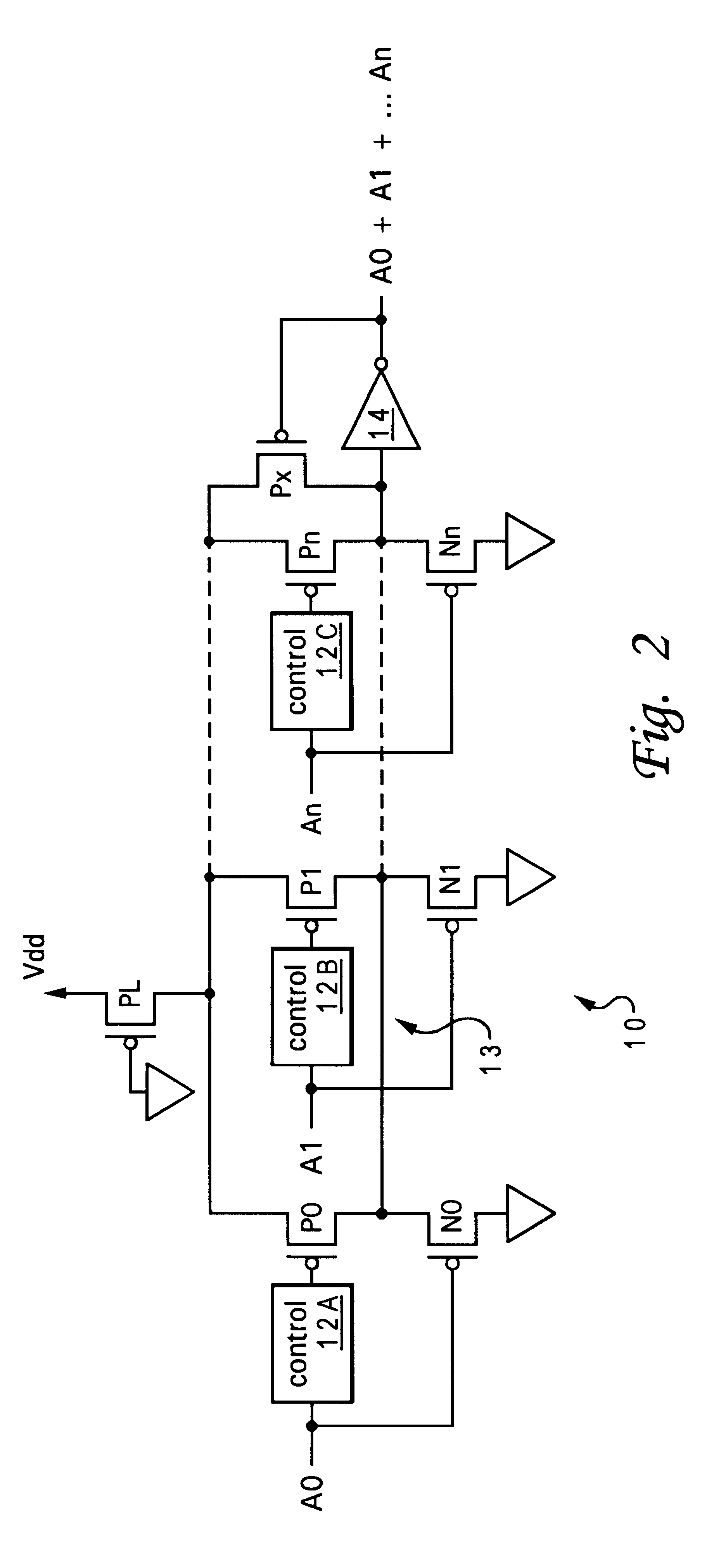 Fast low-power logic gates and method for evaluating logic signals