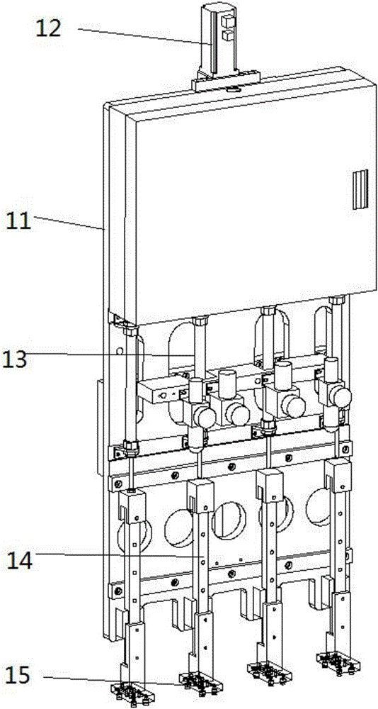 Full-automatic feeding and discharging equipment for engraving and milling machine