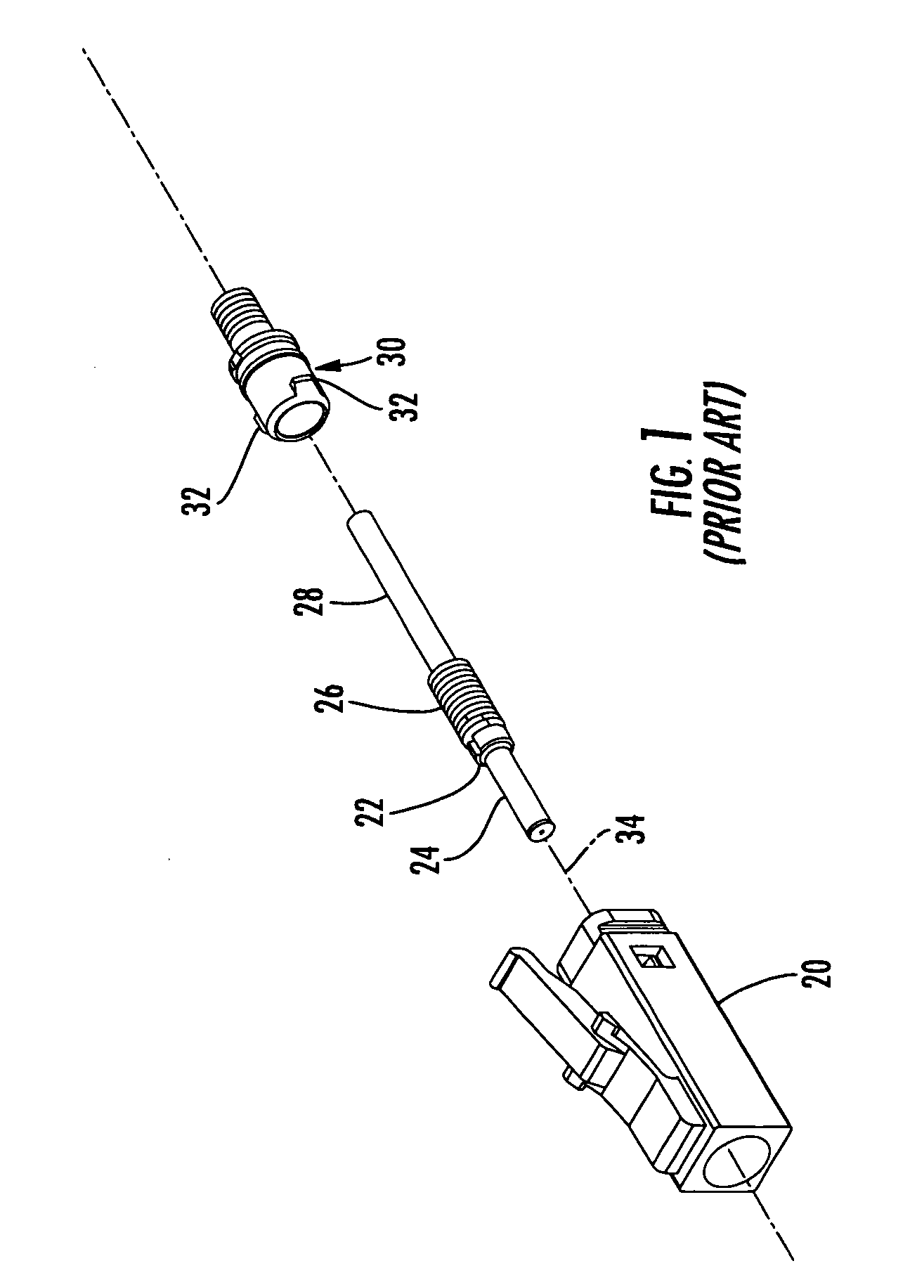 Optical fiber connector and method of assembly