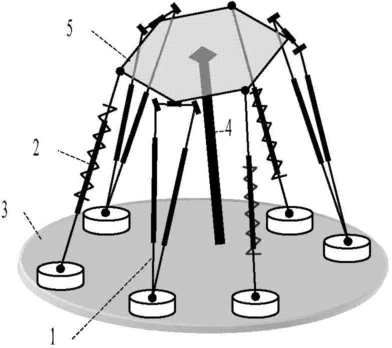 Three-plane-branch six-degree-of-freedom parallel wall-climbing robot