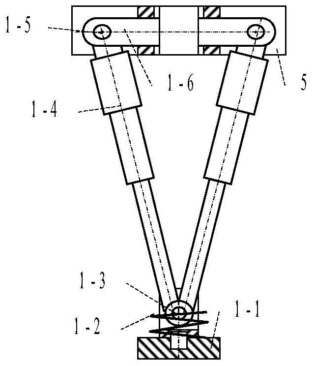 Three-plane-branch six-degree-of-freedom parallel wall-climbing robot