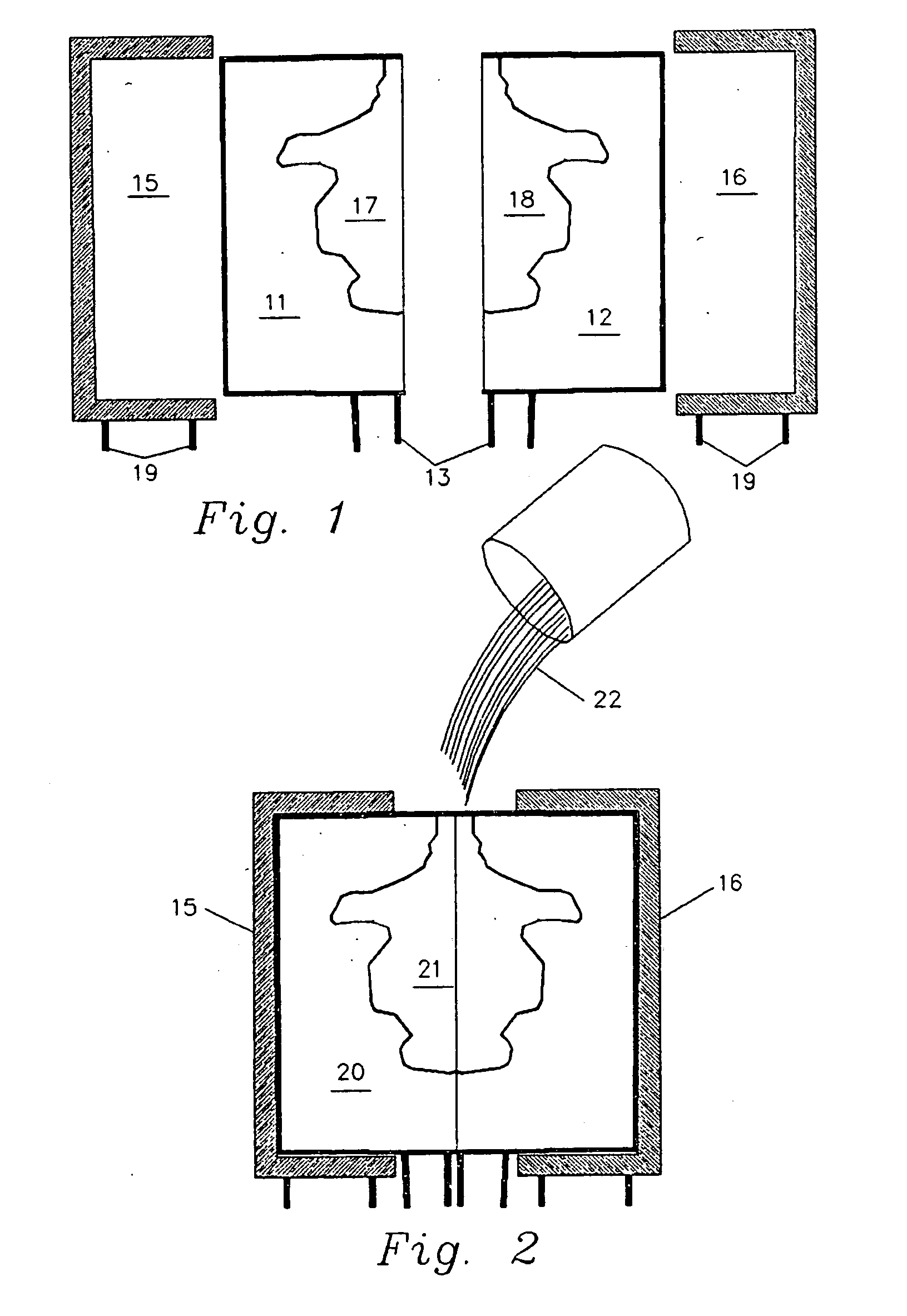 Method and apparatus for creating sacrificial patterns and cast parts