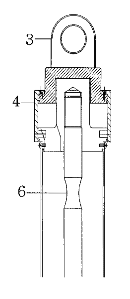 Device for preventing power transmission tower from collapsing caused by overload