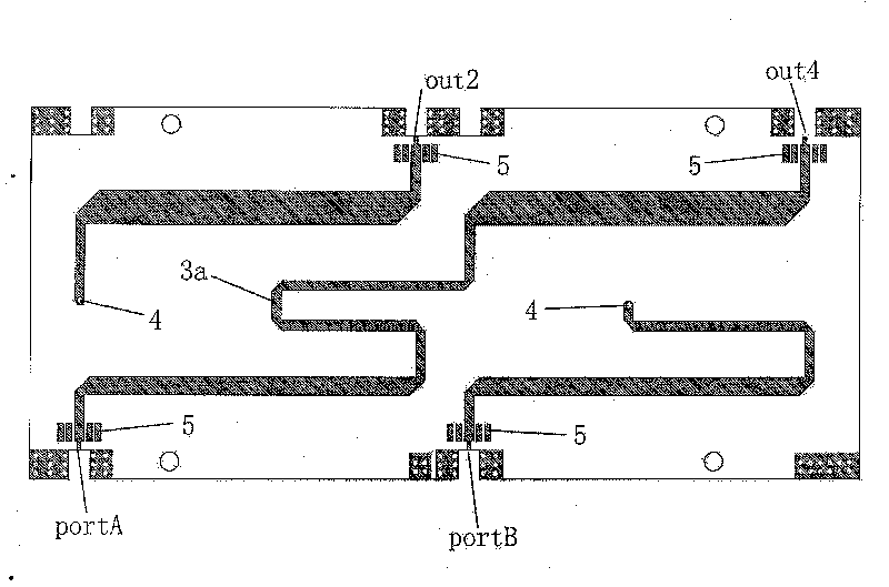 Butler matrix structure for beam-forming network