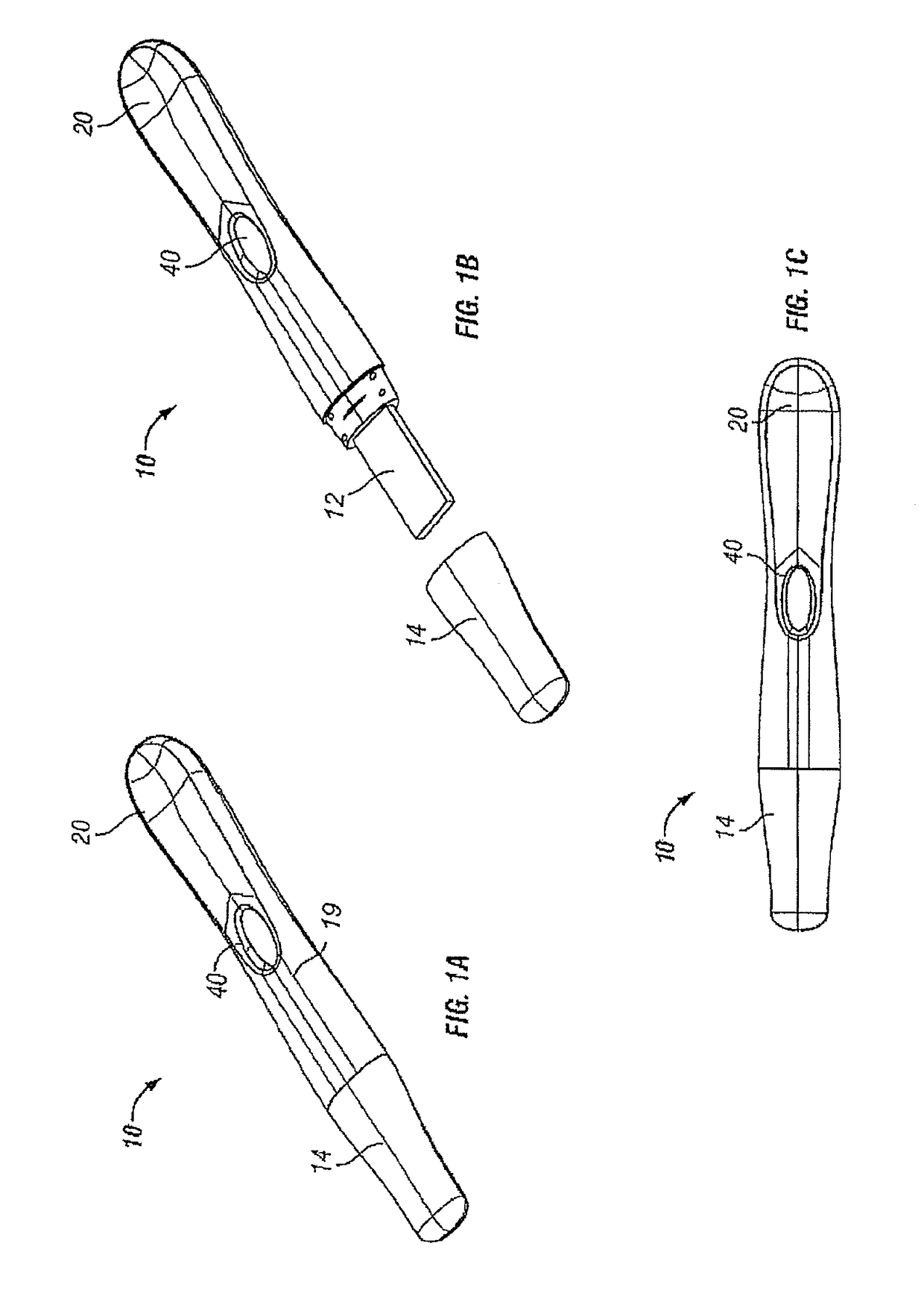 Diagnostic test device with audible feedback