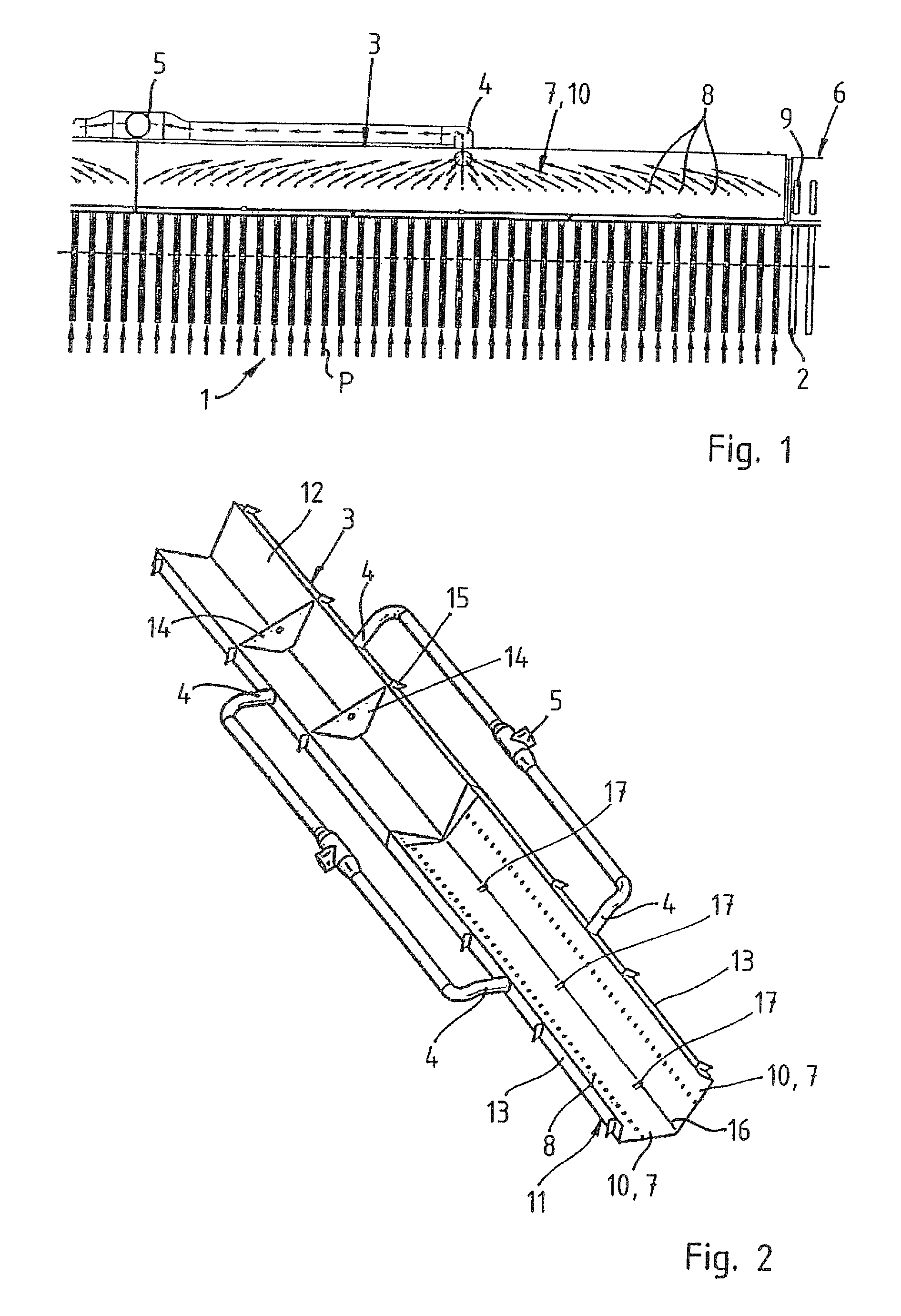 Air-supplied dry cooler