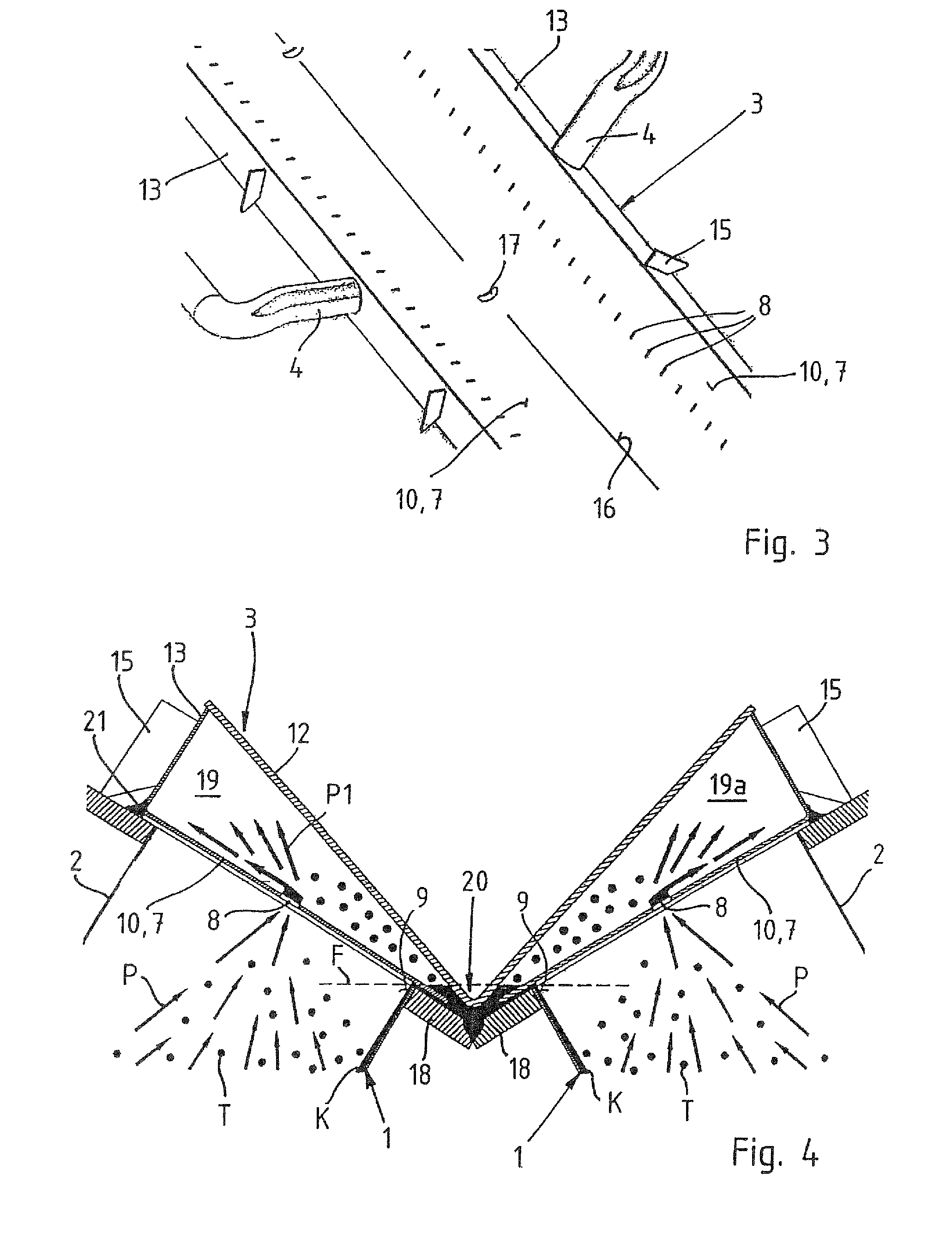 Air-supplied dry cooler