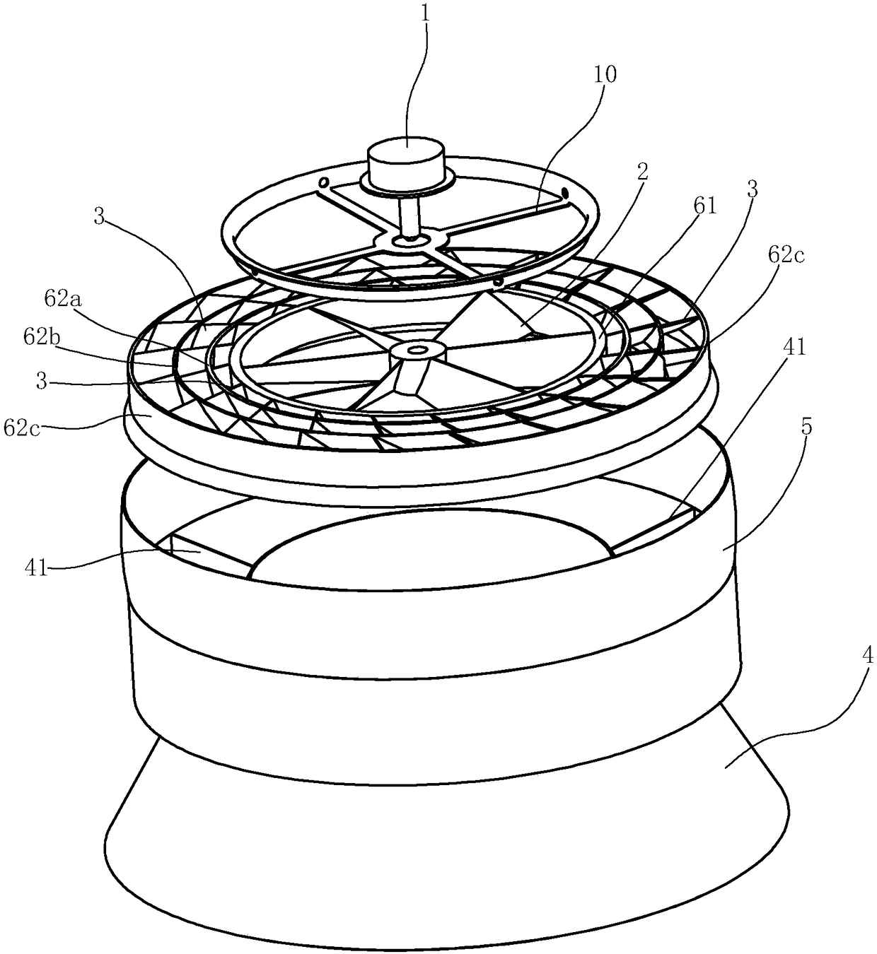 A fan and range hood capable of forming an artificial tornado