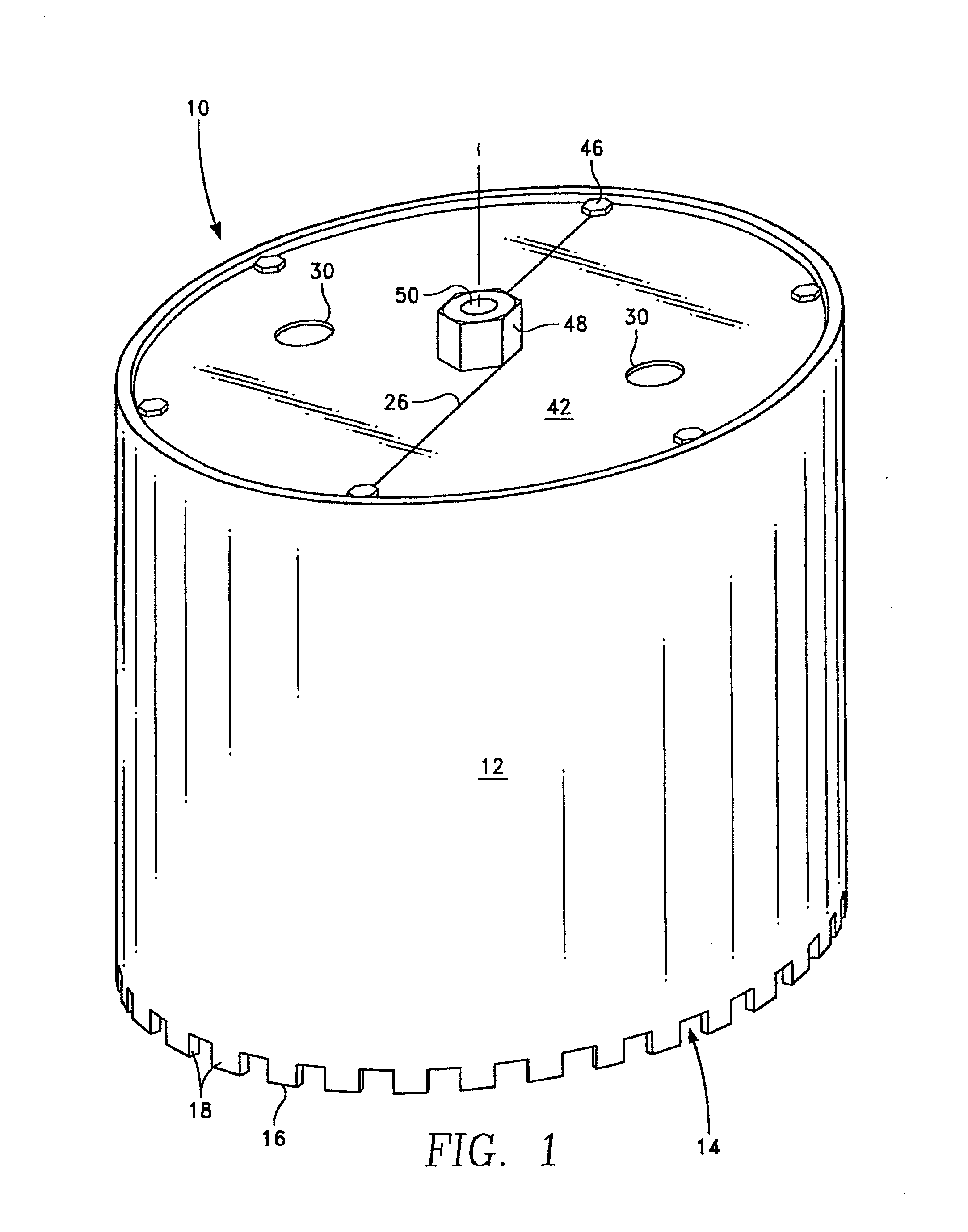 Support assembly for a core drill