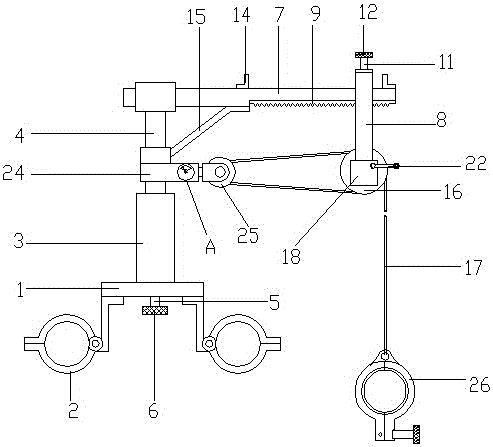 Power transmission tension insulator replacing auxiliary device and application method thereof