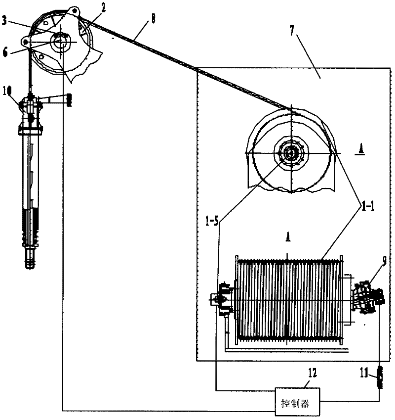 Rod carrying monitoring system for drill rod of rotary drilling machine