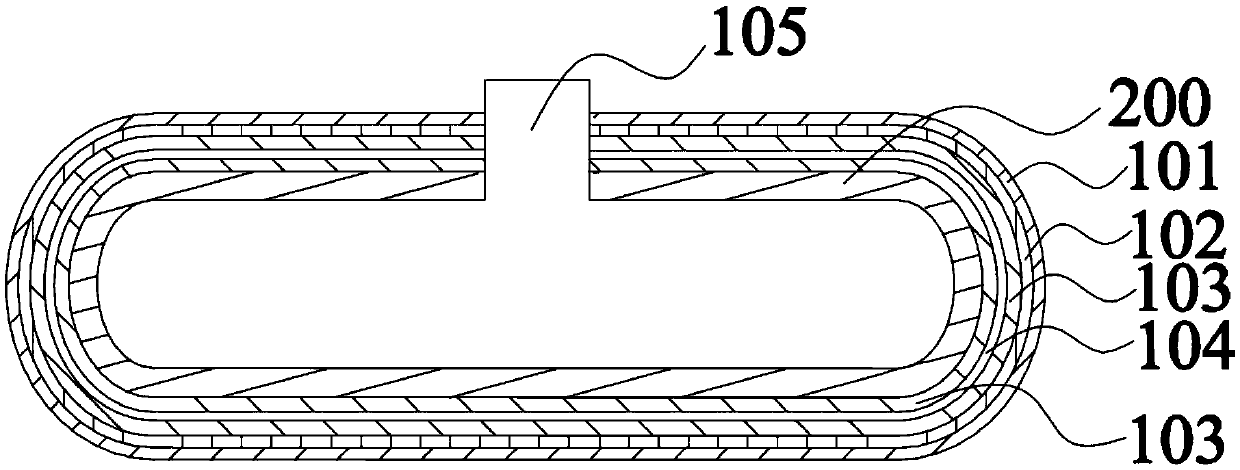 Non-excavation two-layer tank reconstruction method and oil product leakage detection method