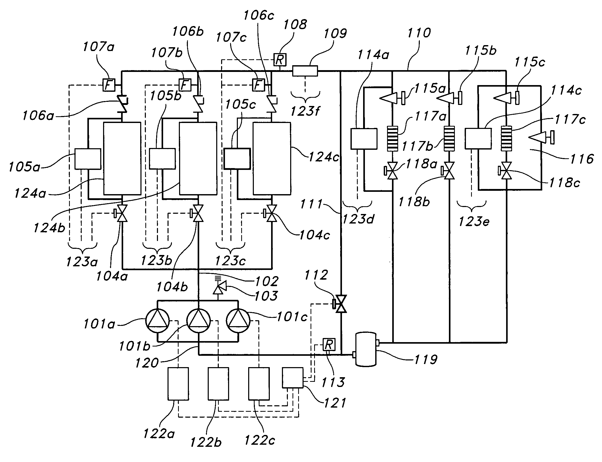 Fluid heat exchange control system