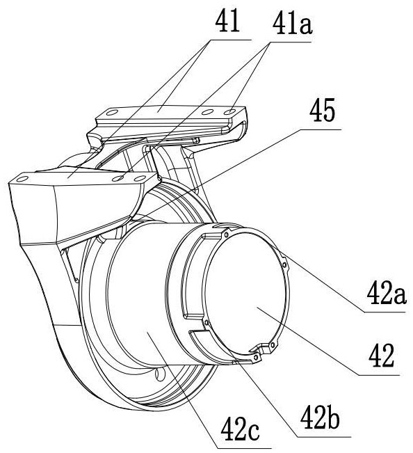 Highly-integrated electric driving wheel