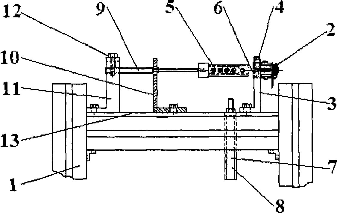 Vehicle door lock endurance test bench and its testing method