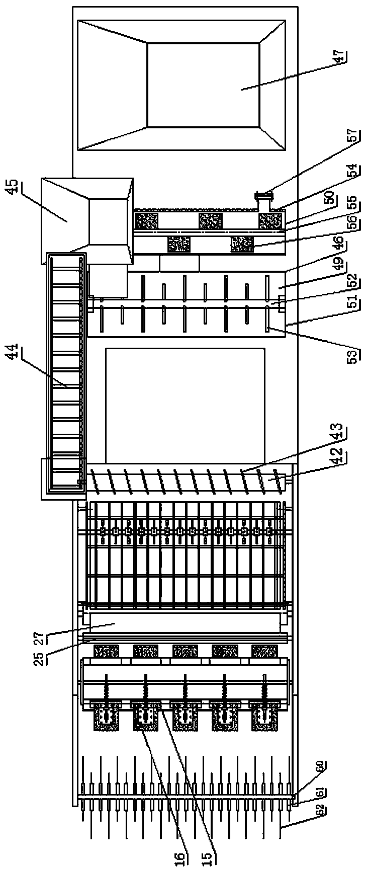 Self-propelled melon seed harvester