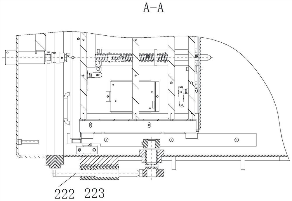 Automatic interlocking locking device and quick-opening door