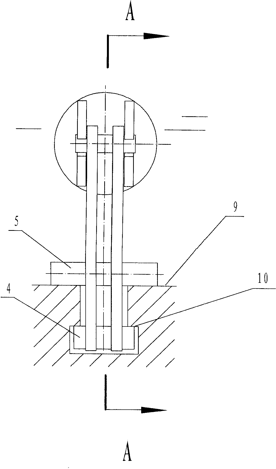 Self-locking adjusting device and method for using same