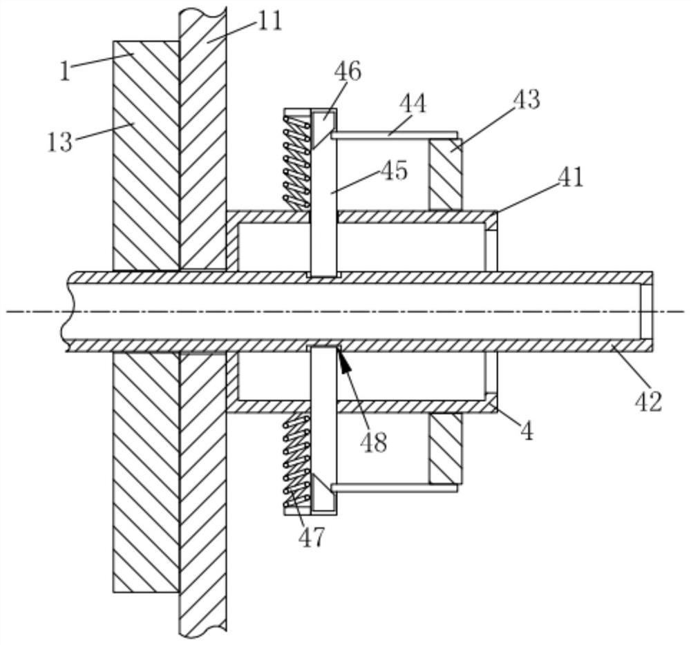 Testing device for simulating permeability of deep coal bed gas