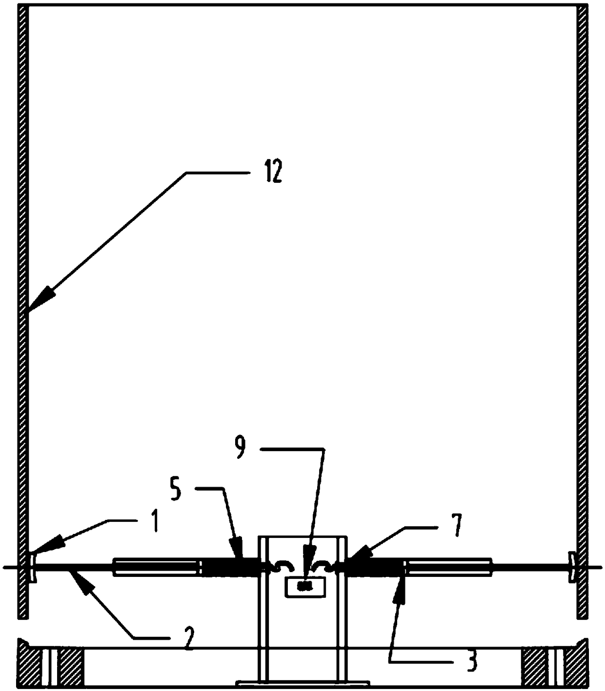 Assembling tire device and method for wind power tower flanges