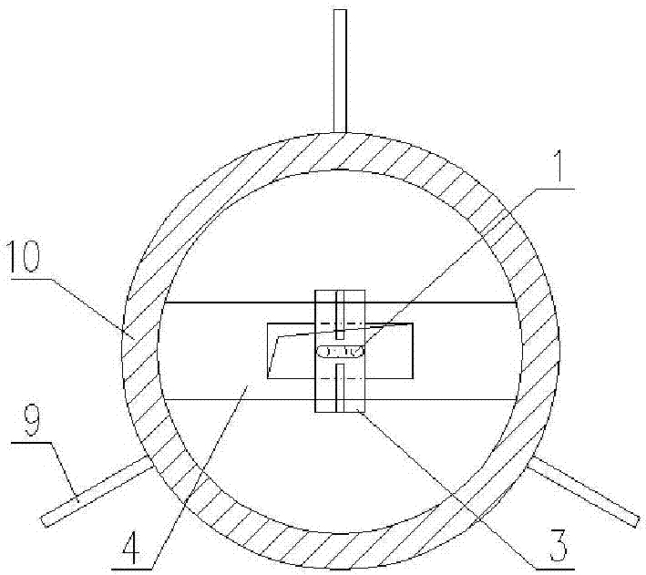 Ladle nozzle sand tank filling device