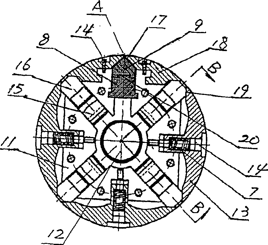 Gapless expansion and retraction reel with automatic clamping function