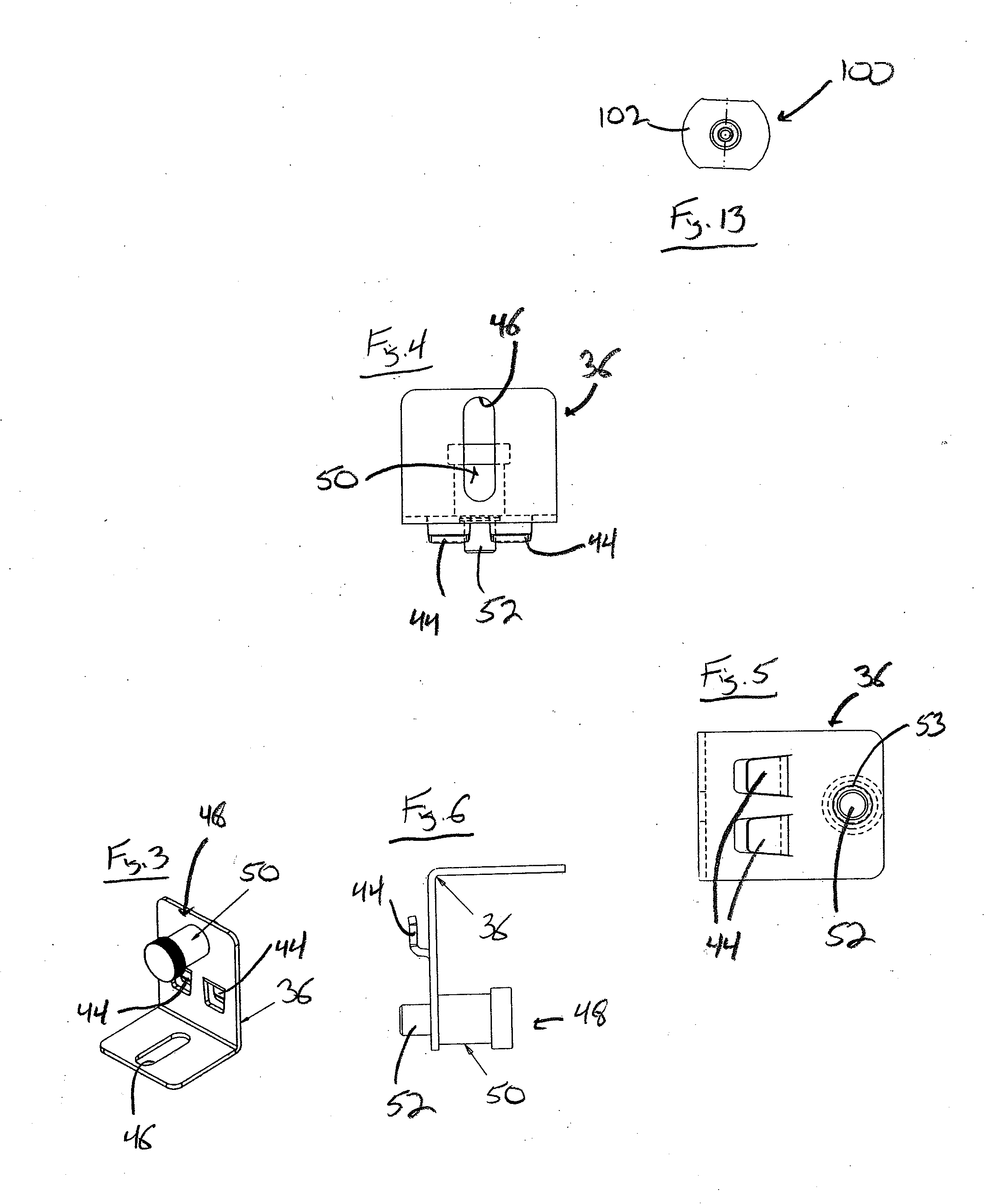 Quick Release Power Strip Bracket assembly