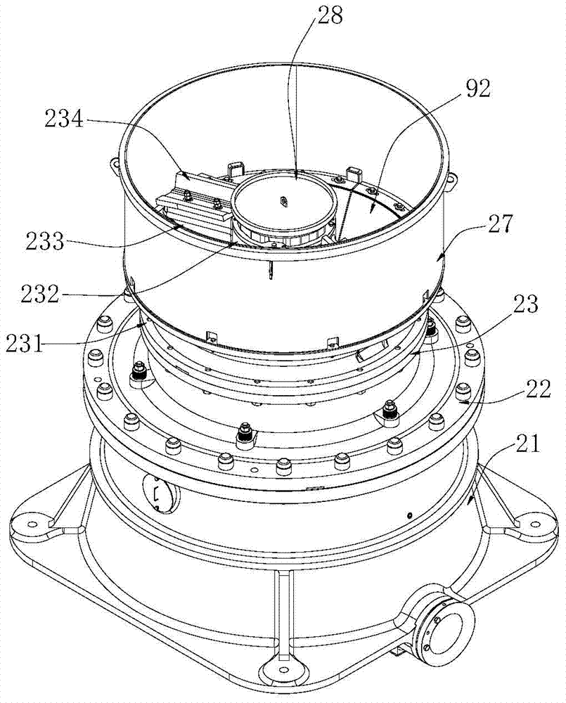 Cone-shaped crusher rack