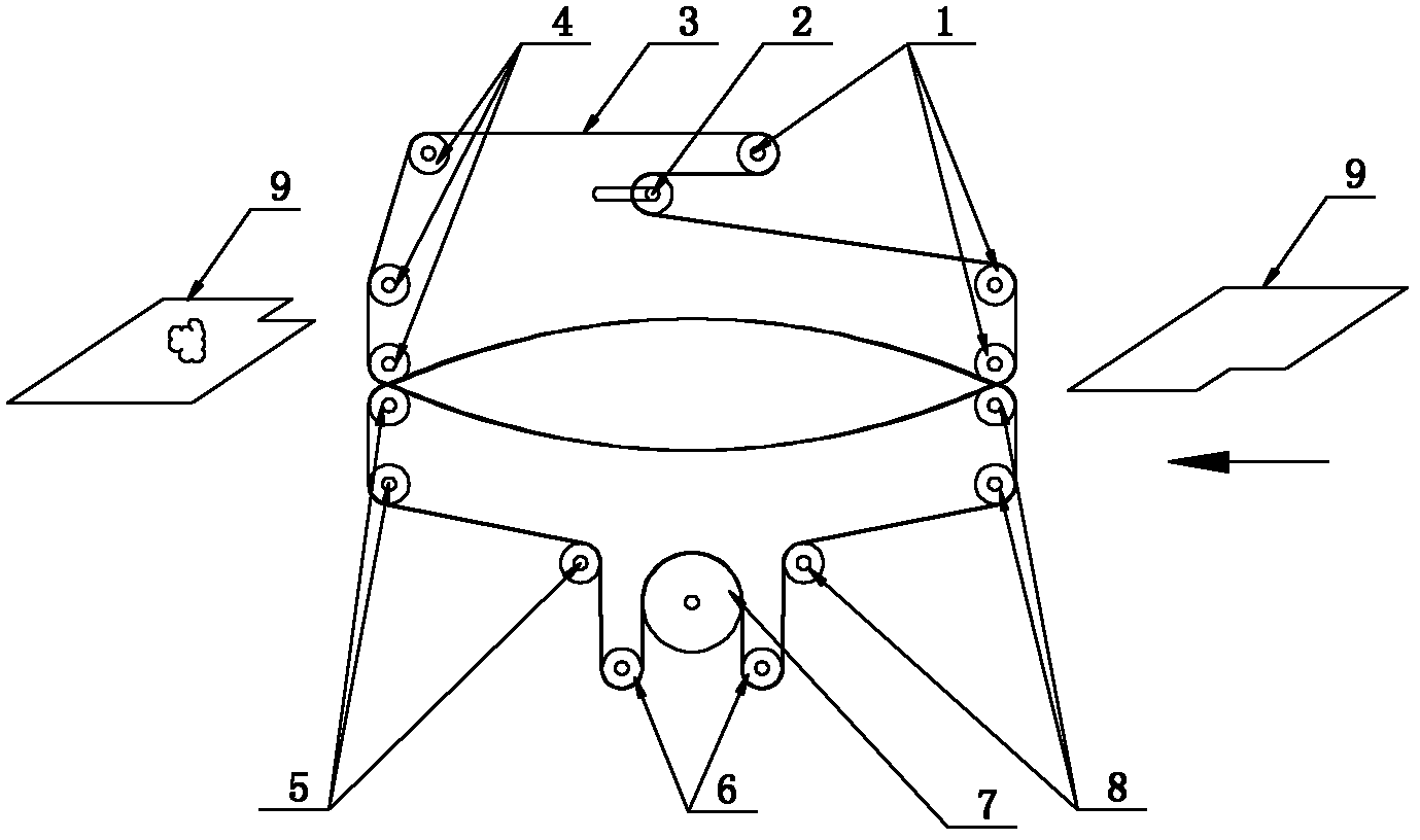 Overturning mechanism of single-sheet printing product and working method of overturning mechanism