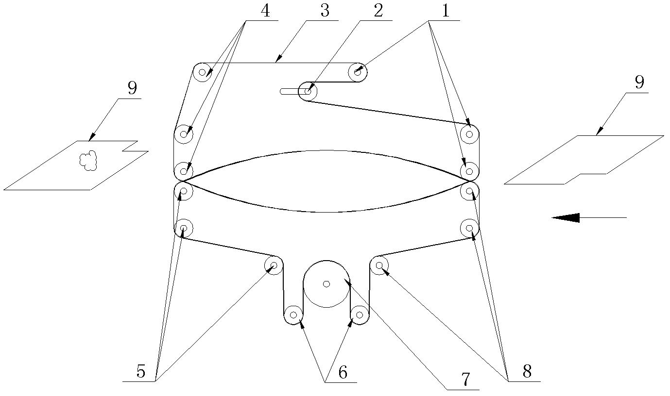 Overturning mechanism of single-sheet printing product and working method of overturning mechanism