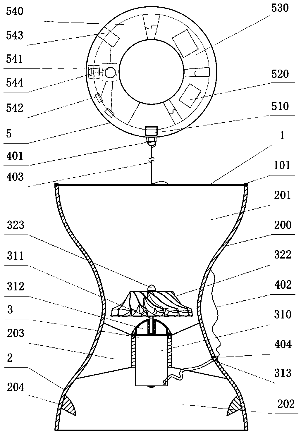 Portable duct water current power generator