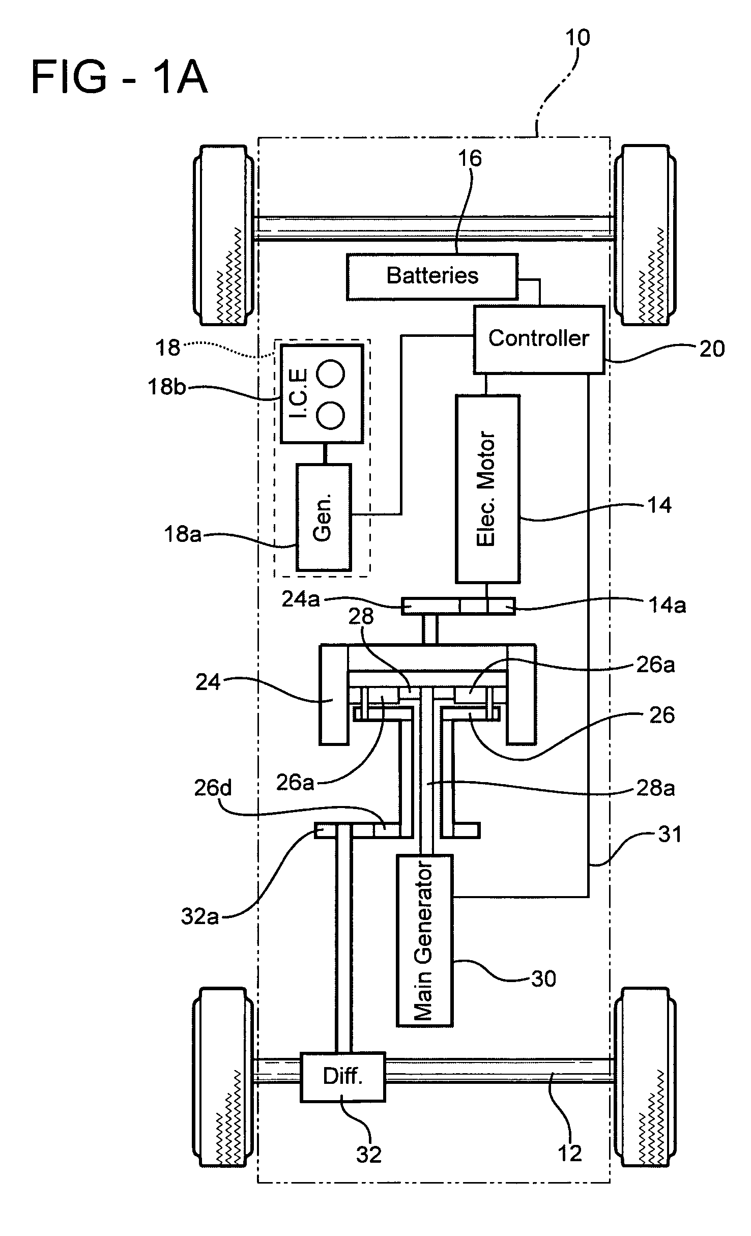 Electric vehicle reaction drive