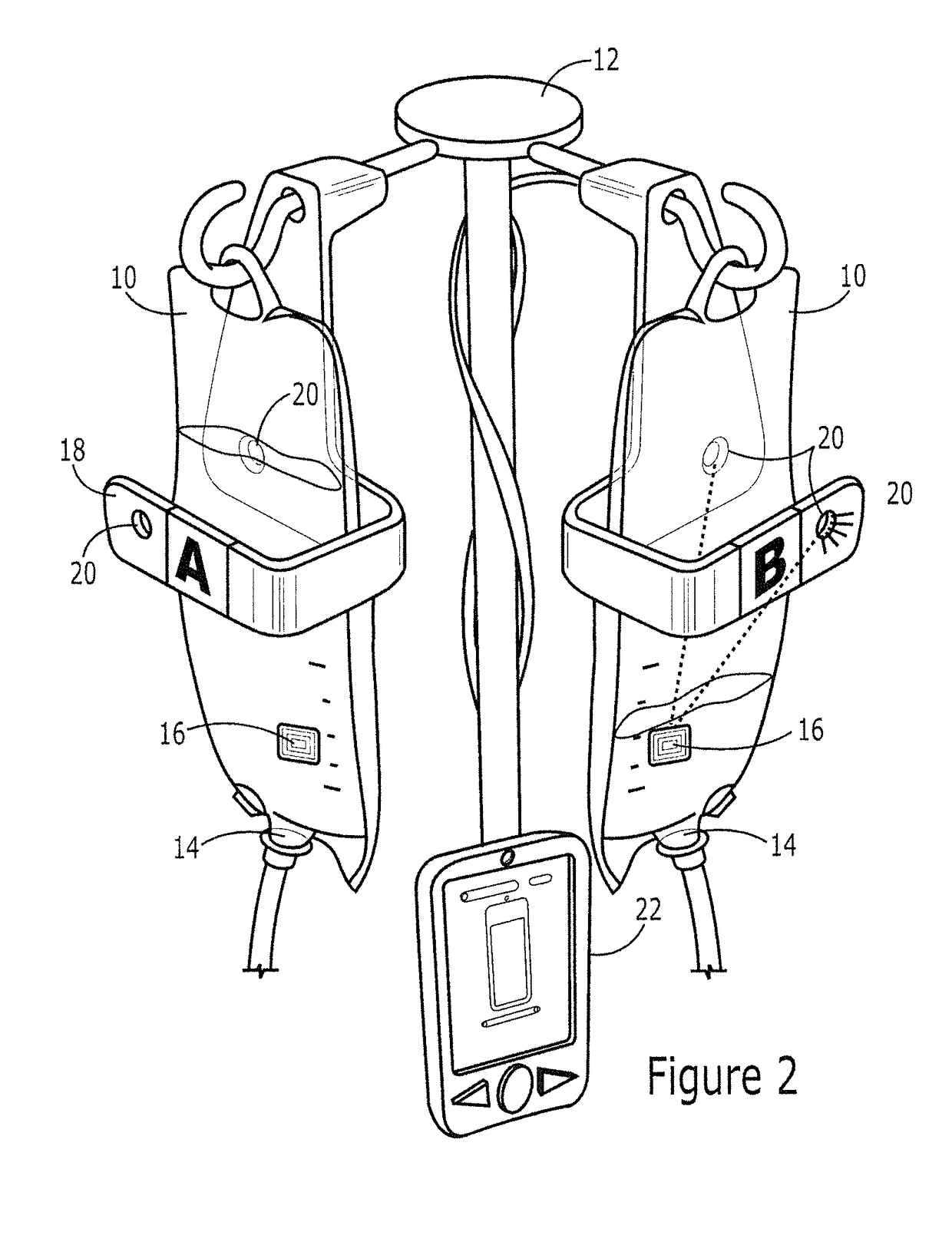 Method and apparatus for preparing and monitoring an intravenous fluid bag