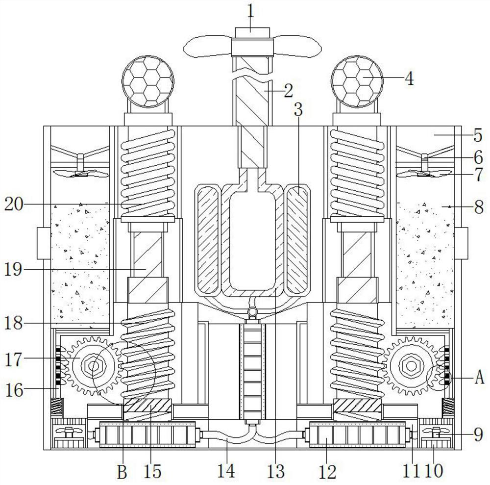 A feed feeding device that automatically quantitatively discharges feed according to poultry size