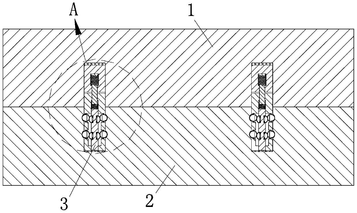 Acrylic board for curtain wall splicing