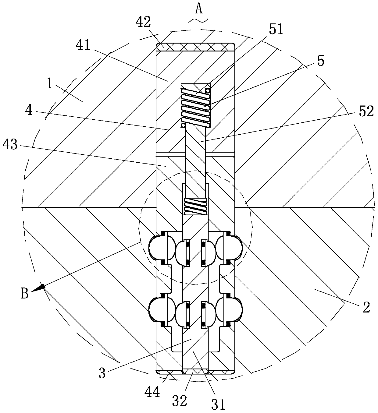 Acrylic board for curtain wall splicing