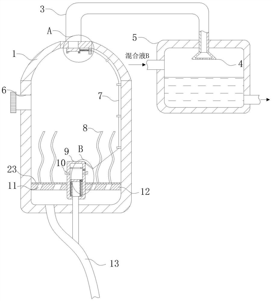 Water-based auxiliary agent for synthetic leather and preparation method thereof