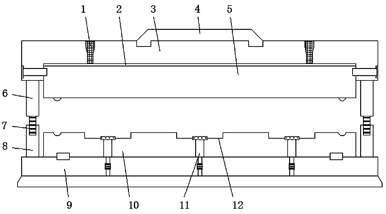 A processing mold for usb data cable terminals