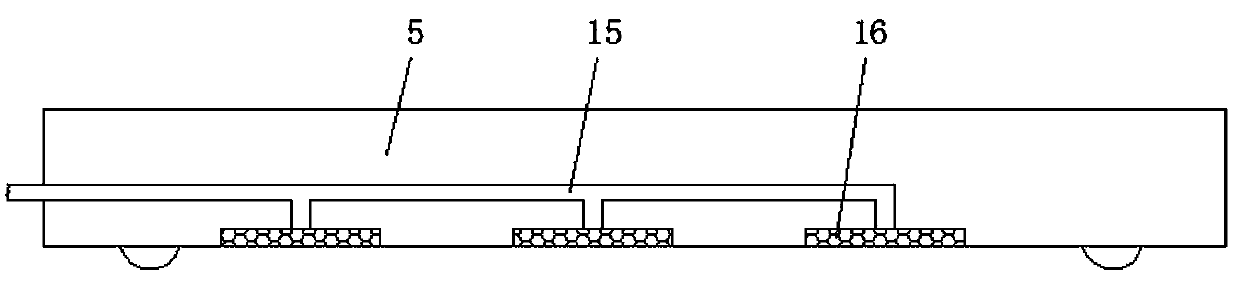 A processing mold for usb data cable terminals