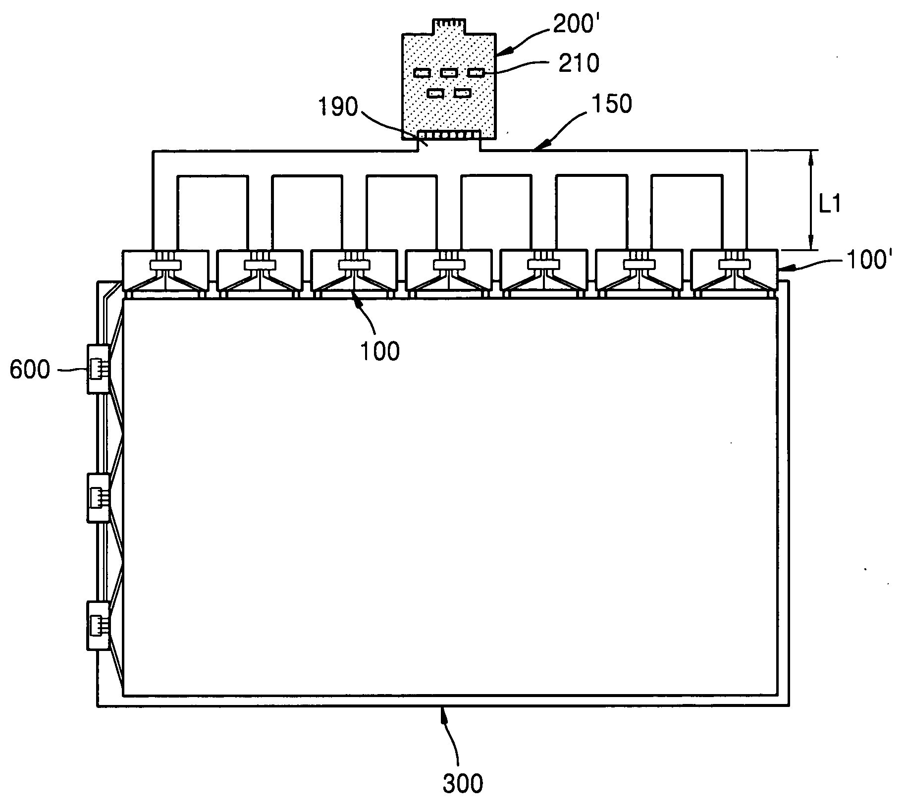 Low-cost flexible film package module and method of manufacturing the same