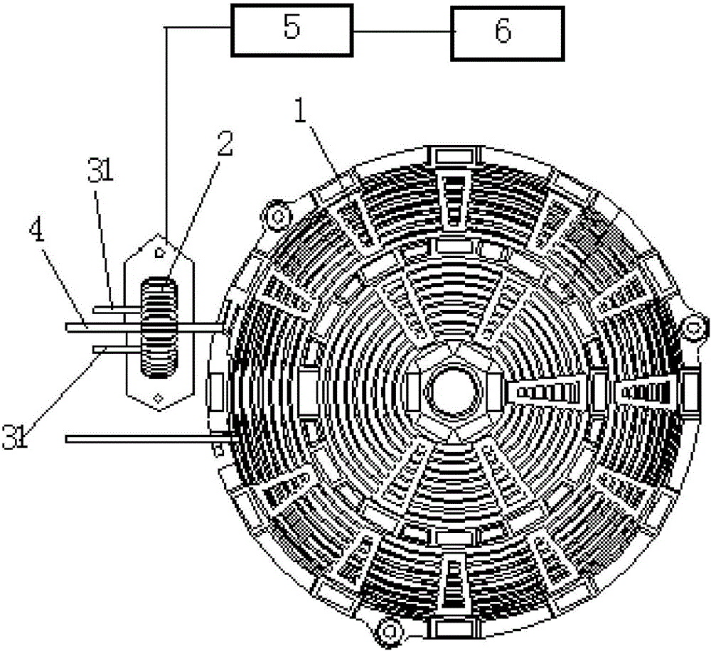 Electromagnetic coupling electricity-taking device and application thereof