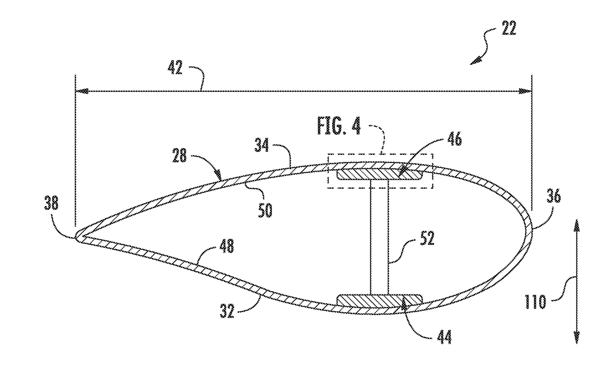 Wind turbine rotor blade components formed from pultruded hybrid-resin fiber-reinforced composites