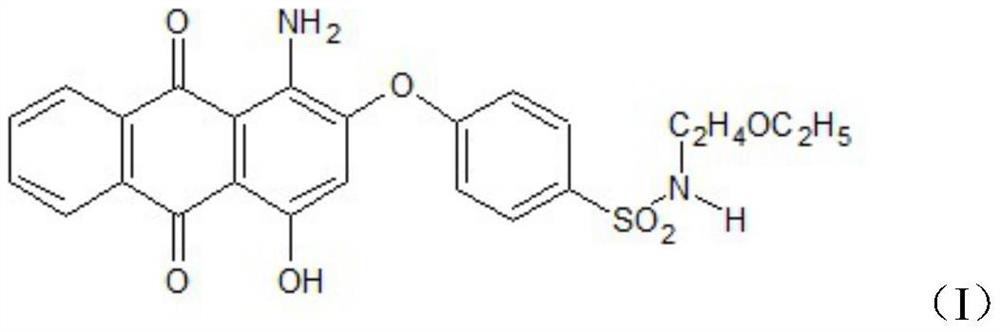 A kind of red disperse dye composition for printing