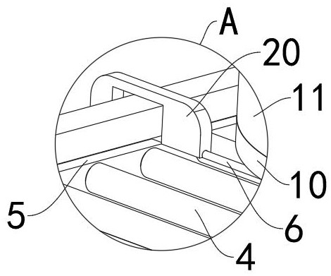 Automatic feeding device of loader gearbox body cleaning machine