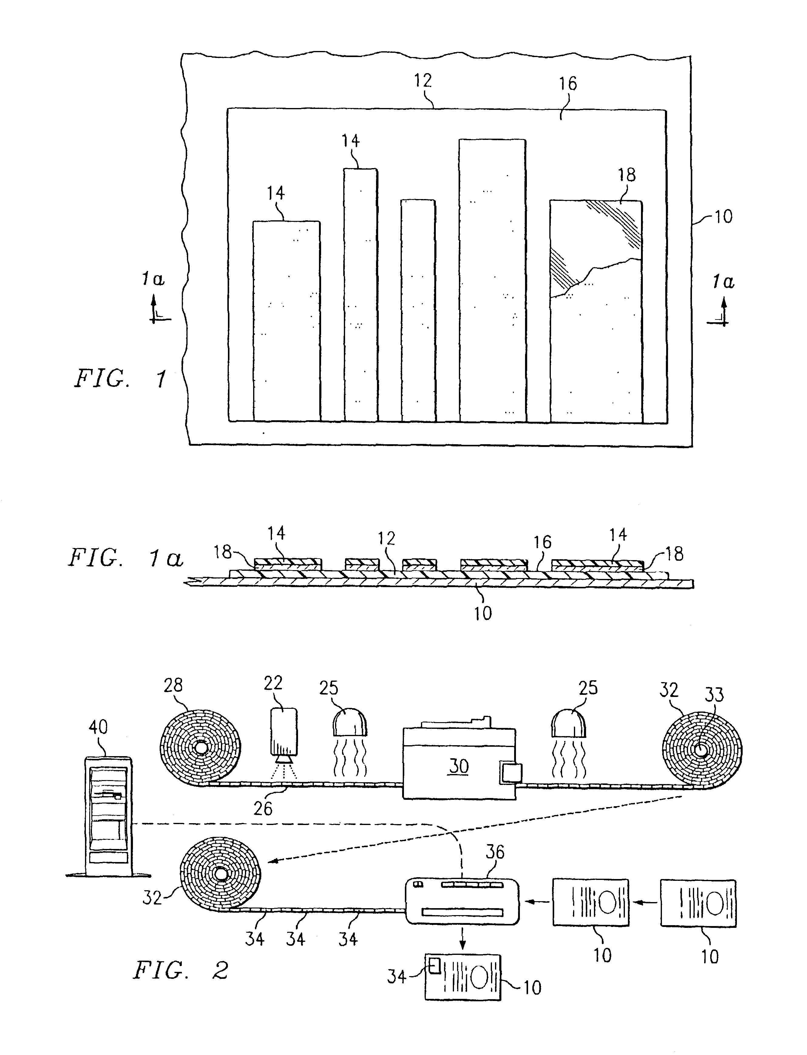 Low visual impact labeling method and system