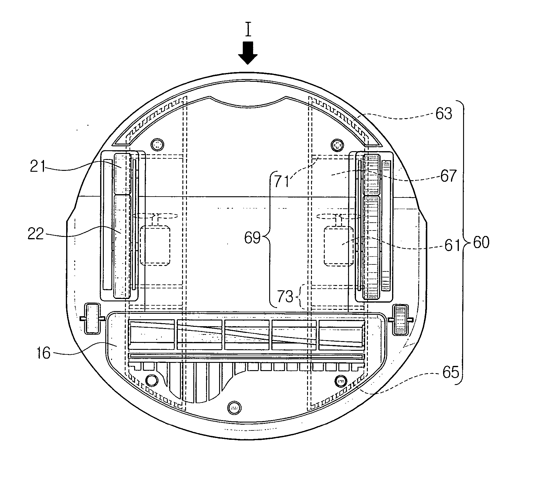 Robot cleaner having air cleaning function and system thereof