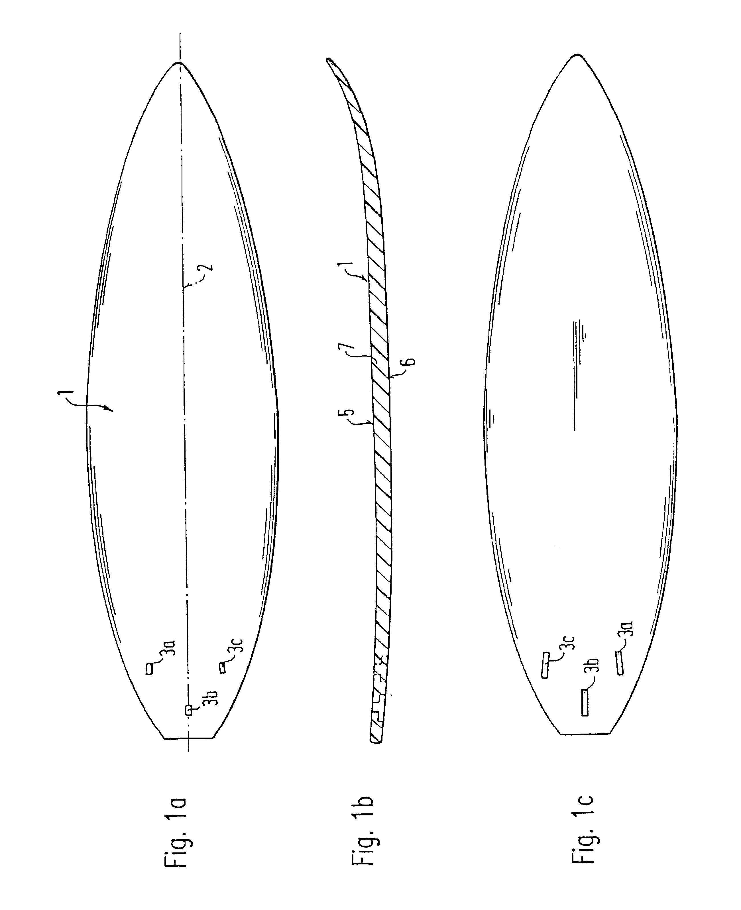 Surf- or sail-board and method of producing the same