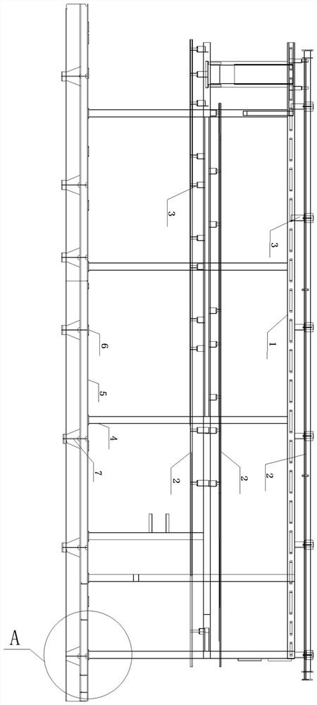 One-time hoisting and positioning installation process of liquid cargo unit of liquefied gas ship