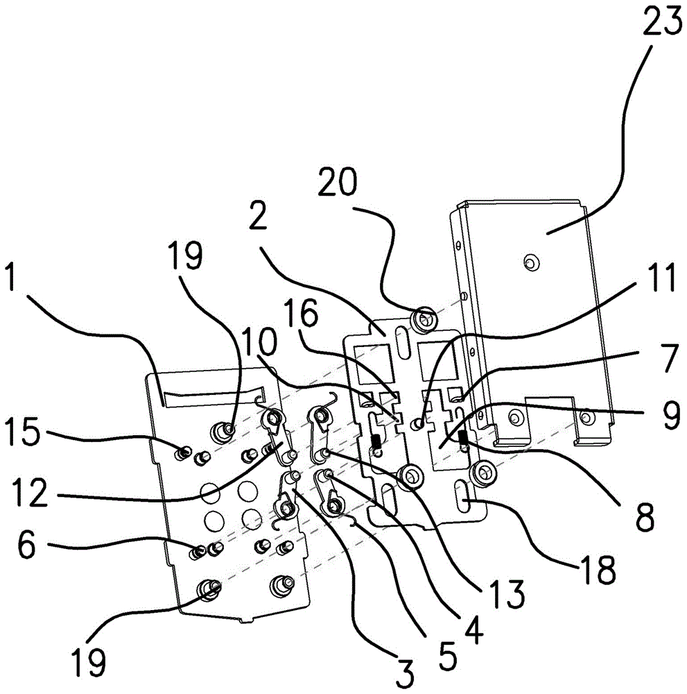 Card box locking mechanism and unlocking device in card sender