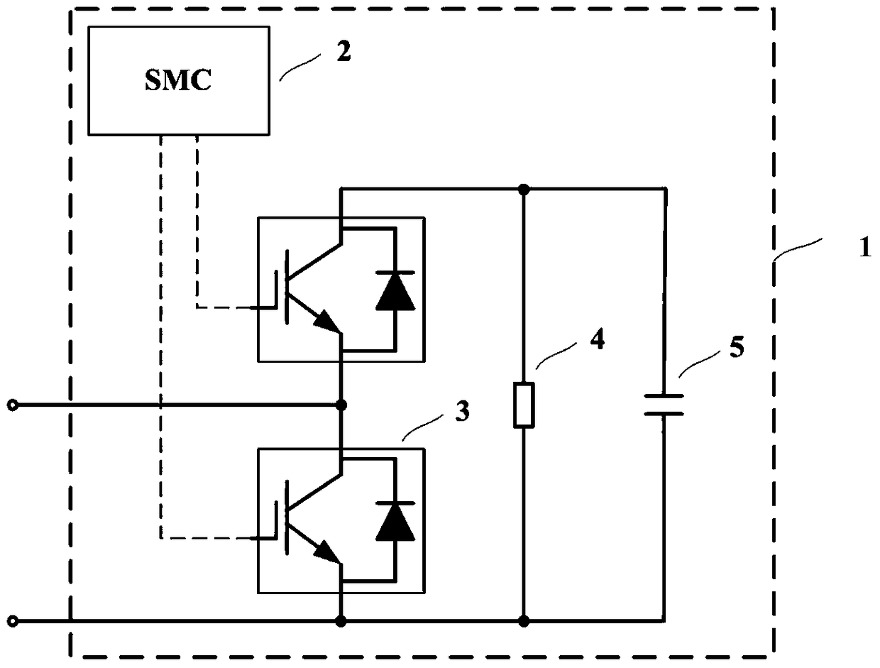 A controllable voltage source type sub-module protection method